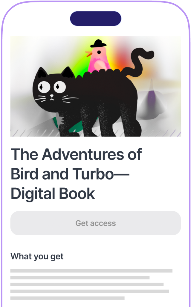 The adventures of bird and turbo - digital book.